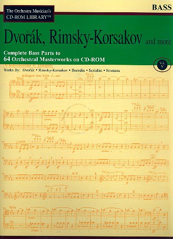Dvork, Rimski-Korsakow and more - Bass Parts CD-ROM