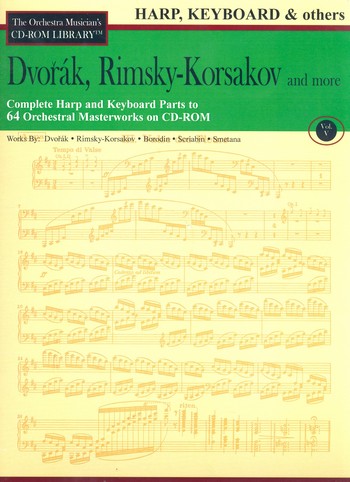 Dvork, Rimski-Korsakow and more - Harp and Keyboard Parts CD-ROM