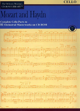 Mozart and Haydn - Cello Parts CD-ROM
