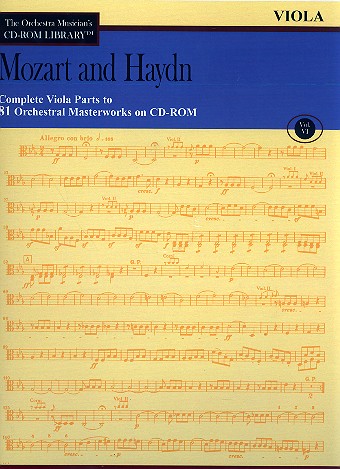 Mozart and Haydn - Viola Parts CD-ROM