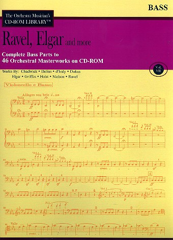 Ravel, Elgar and more - Bass Parts CD-ROM