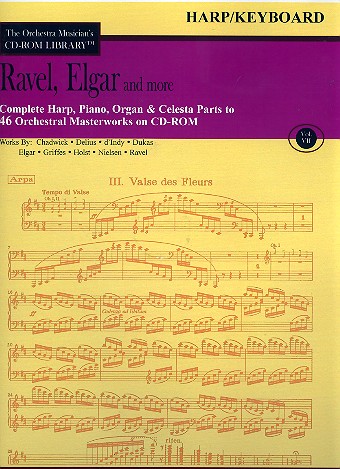 Ravel, Elgar and more - Harp and Keyboard Parts CD-ROM