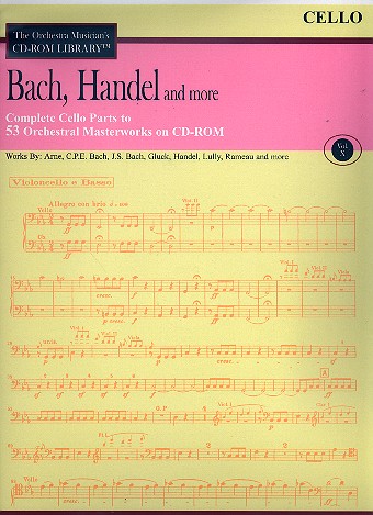 Bach, Hndel and more - Cello Parts CD-ROM