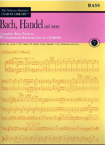 Bach, Hndel and more - Bass Parts CD-ROM