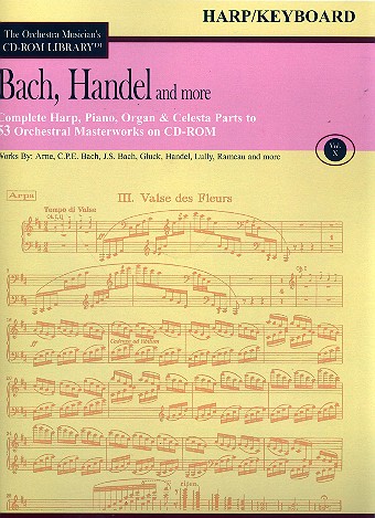 Bach, Hndel and more - Harp and Keyboard Parts CD-ROM