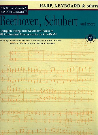 Beethoven, Schubert and more - Harp and Keyboard Parts CD-ROM