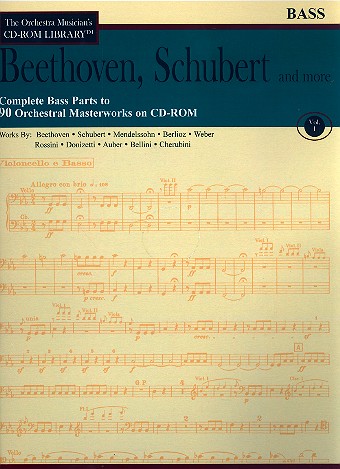 Beethoven, Schubert and more - Bass Parts CD-ROM