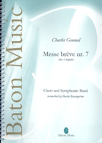 Messe breve Nr.7 fr gem Chor und Blasorchester Partitur und Stimmen