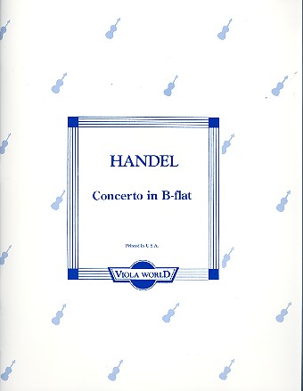 Concerto in B Flat for viola and piano