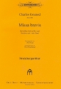 Missa brevis fr gem Chor und Streicher (Soli und Orgel ad lib) Partitur