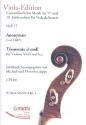 Sonate d-Moll fr Violine, Viola und Bc Partitur und Stimmen (Bc nivcht ausgesetzt)