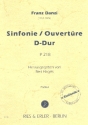 Sinfonie  und Ouvertre D-Dur P218 fr Orchester Partitur