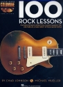 100 Rock Lessons (+2 CD's) for guitar/tab