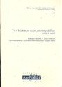 2 Motets ad usum sanctimonialium for female chorus and Bc score