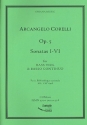 Sonaten op.5 Band 1 (Nr.1-6) fr Viola da gamba und Bc Partitur und Stimmen (Bc nicht ausgesetzt)