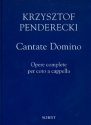 Cantate Domino fr Chor a cappella Chorpartitur
