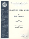 Praise his holy Name! for mixed chorus and piano choral score