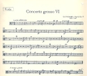 Concerto grosso g-Moll op.6,6 HWV324 fr Streichorchester Viola