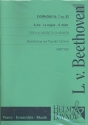 Sinfonie A-Dur Nr.7 op.92 fr 2 Klaviere zu 8 Hnden Spielpartituren und Stimmen