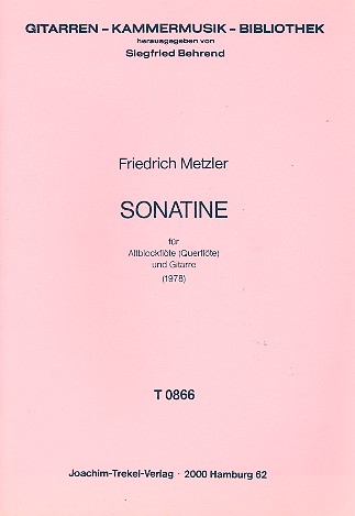 Sonatine fr Altblockflte (Flte) und Gitarre Partitur und Stimme