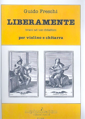 Liberamente for violin and guitar score