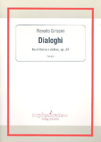 Dialoghi op.84 fr Violine und Gitarre Partitur und Stimmen