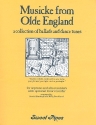 Musicke from olde England for 2-3 recorders (SA(T)) score