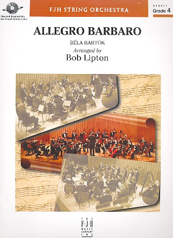 Allegro barbaro for string orchestra score and parts (8-8-5-5-5)