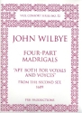 Four-Part Madrigals for 4 viols (SATB) score and parts