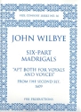 Six-Part Madrigals for 6 viols (SMATBarB) score and parts