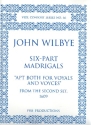Six-Part Madrigals for 6 viols (SMATBarB) score and parts