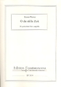 O du stille Zeit  fr gem Chor a cappella Partitur