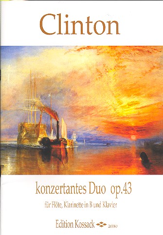 Konzertantes Duo op.43 fr Flte, Klarinette und Klavier Stimmen