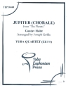 Jupiter (Chorale) for 2 euphoniums and 2 tubas score and parts