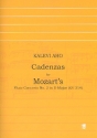 Cadenzas for the Flute Concerto in D Major no.2 KV314 from Mozart for flute