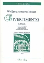 Divertimento B-Dur Nr.4 KVAnh.229 (439b) fr Flte, Klarinette und Fagott Stimmen