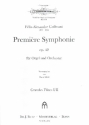 Sinfonie Nr.1 op.42 fr Orgel und Orchester Stimmensatz (Streicher 8-6-4-3-2)