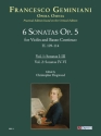 6 Sonaten op.5 Band 1 (Nr.1-3) fr Violine und Bc