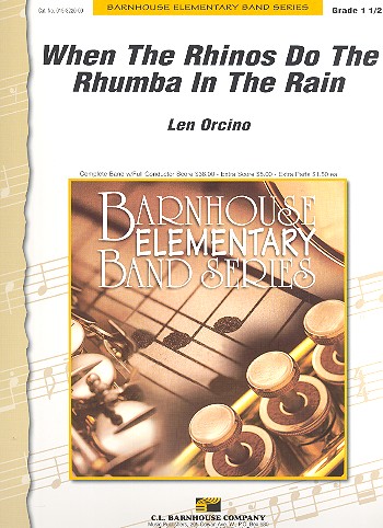 When the Rhinos do the Rumba in the Rain for concert band score and parts