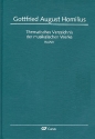 Gottfried August Homilius thematisches Verzeichnis der musikalischen Werke