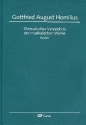 Gottfried August Homilius thematisches Verzeichnis der musikalischen Werke