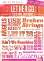 Learn to play Let her go plus 15 more great Songs songbook piano/vocal/guitar