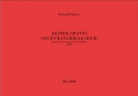 4 chants pour franchir le seuil pour soprano et 15 musiciens partition