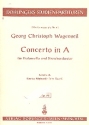 Wagenseil, Concerto A-Dur fr Violoncello und Streichorchester Studienpartitur