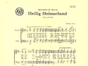 Heilig Heimatland fr Mnnerchor a cappella Chorpartitur