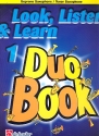 Look listen and learn vol.1 - Duo Book for 2 tenor saxophones (soprano saxophones) score