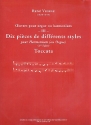 10 pices de diffrents styles pour harmonium (orgue)