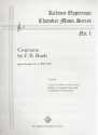 Courante from Partita no.4 BWV828 for clarinet (violin), viola (french horn) and violoncello (bassoon) score and parts