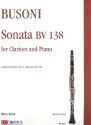 Sonata BV138 for clarinet and piano