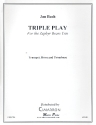 Triple Play for trumpet, horn and trombone score and parts